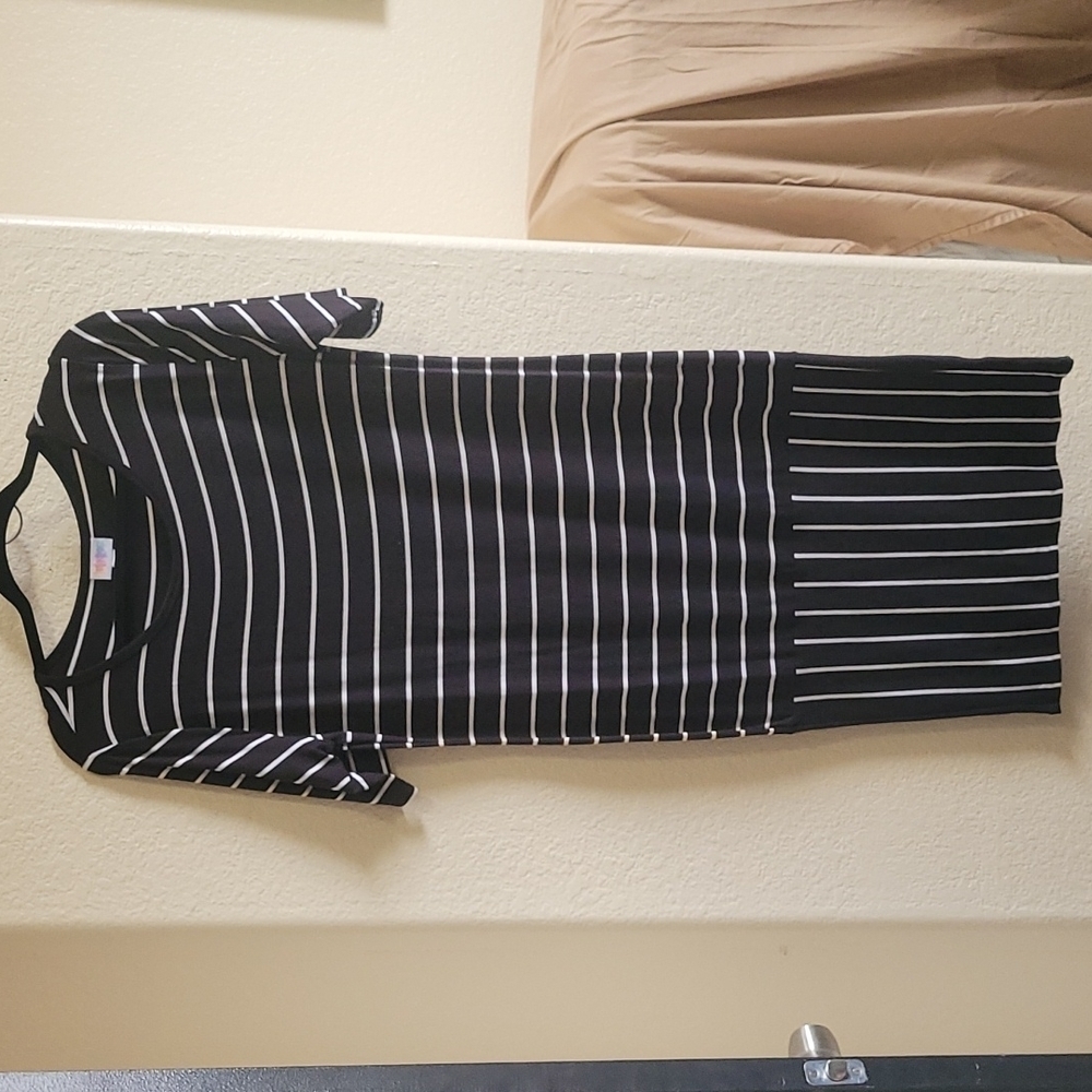 LuLaRoe Black and White Dress  XL